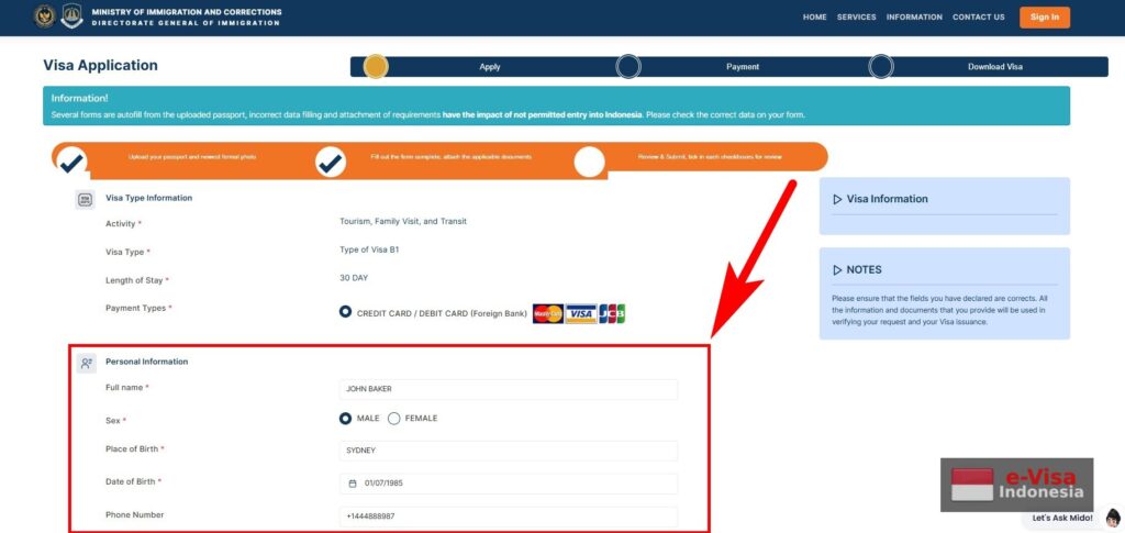 Indonesia Visa