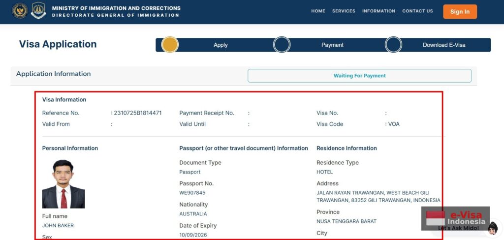 Indonesia Visa