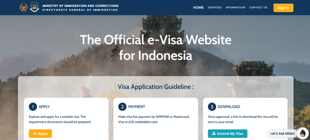 Indonesia Visa for American Citizens